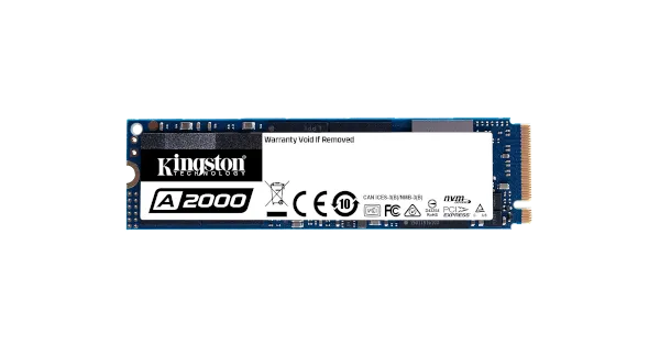 Kingston A2000 NVMe PCIe SSD 250GB