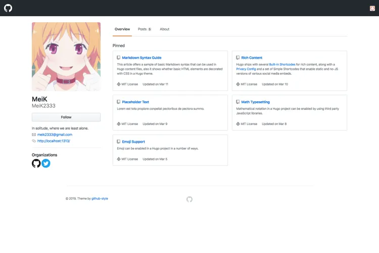 Github Style